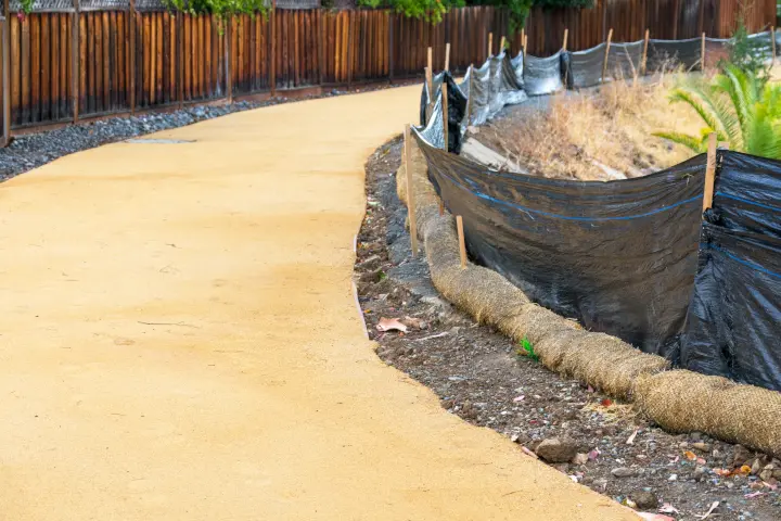 Erosion control walkway